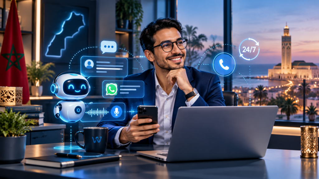 Agence Automatisation IA Maroc : Chatbot WhatsApp, Agent Vocal & Solutions IA | WeboraPolo