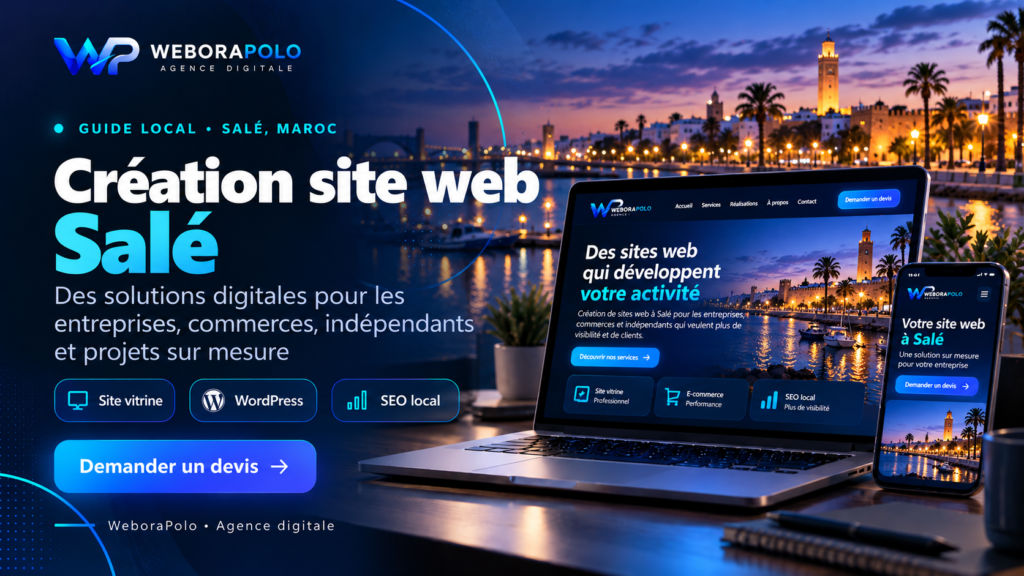 Création Site Web Salé : Agence Web & Projets Sur Mesure