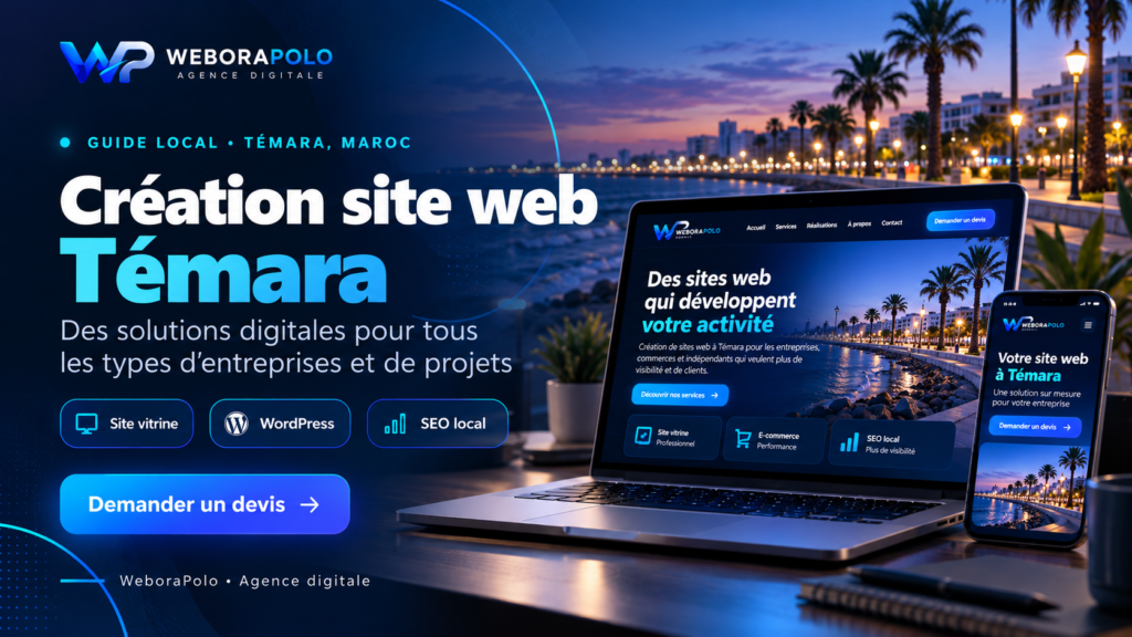 Création Site Web Témara : Agence Web & Projets Sur Mesure